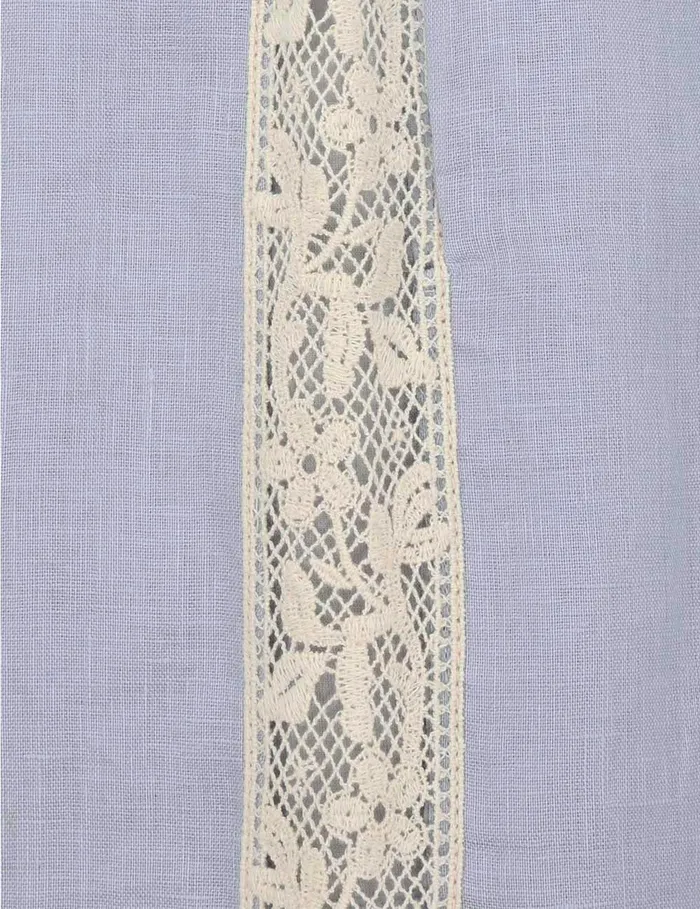 Women Zimmermann Clothing Everley Lace Trim Pant Dusty Blue