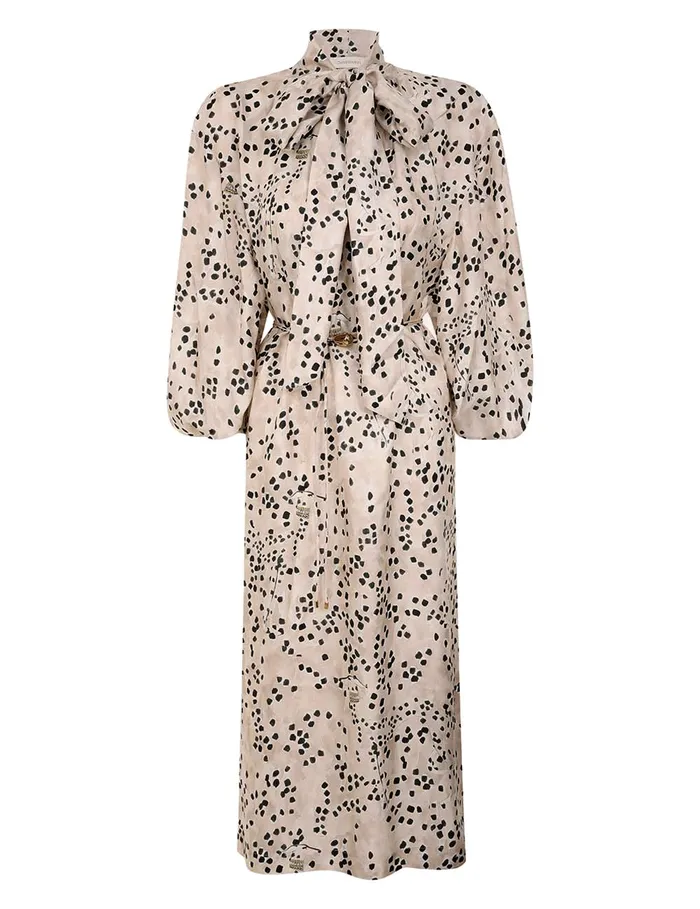 Women Zimmermann Clothing Illustration Billow Dress Dalmatian Dot
