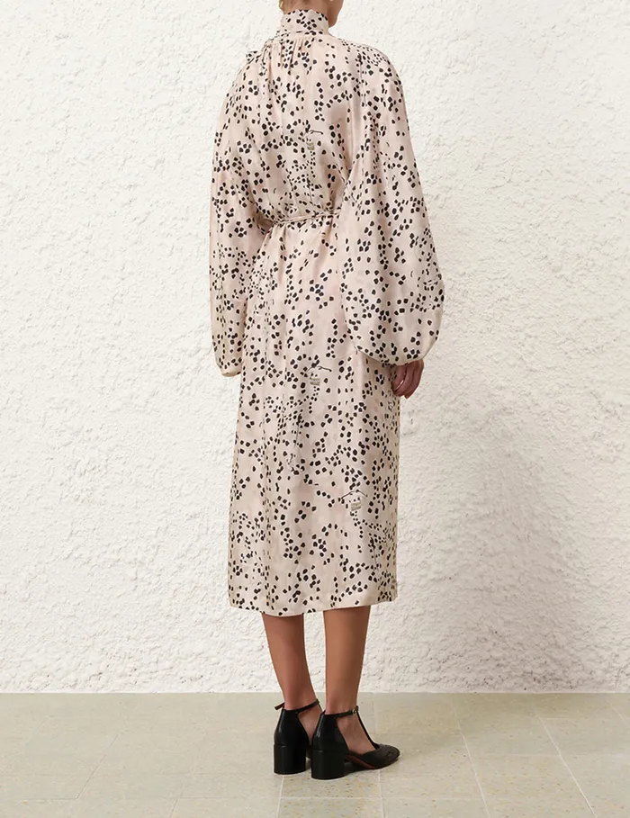 Women Zimmermann Clothing Illustration Billow Dress Dalmatian Dot