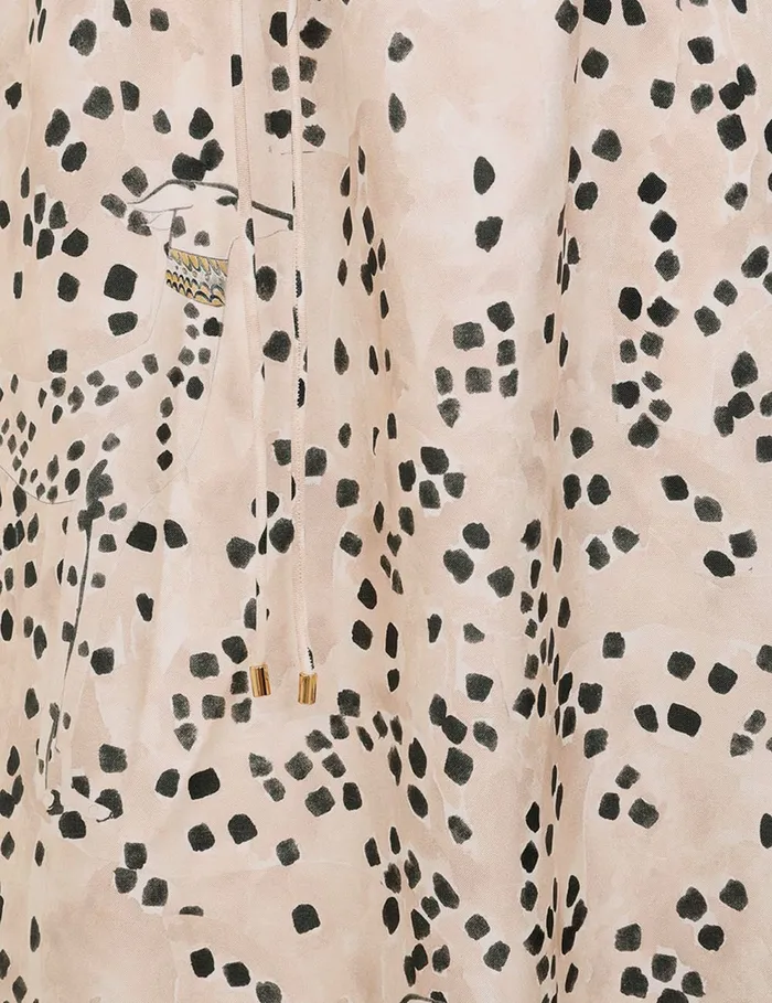 Women Zimmermann Clothing Illustration Billow Dress Dalmatian Dot
