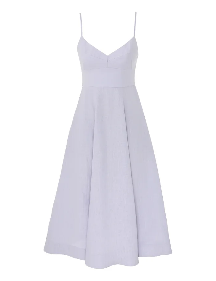 Women Zimmermann Clothing Midi Picnic Dress Sky