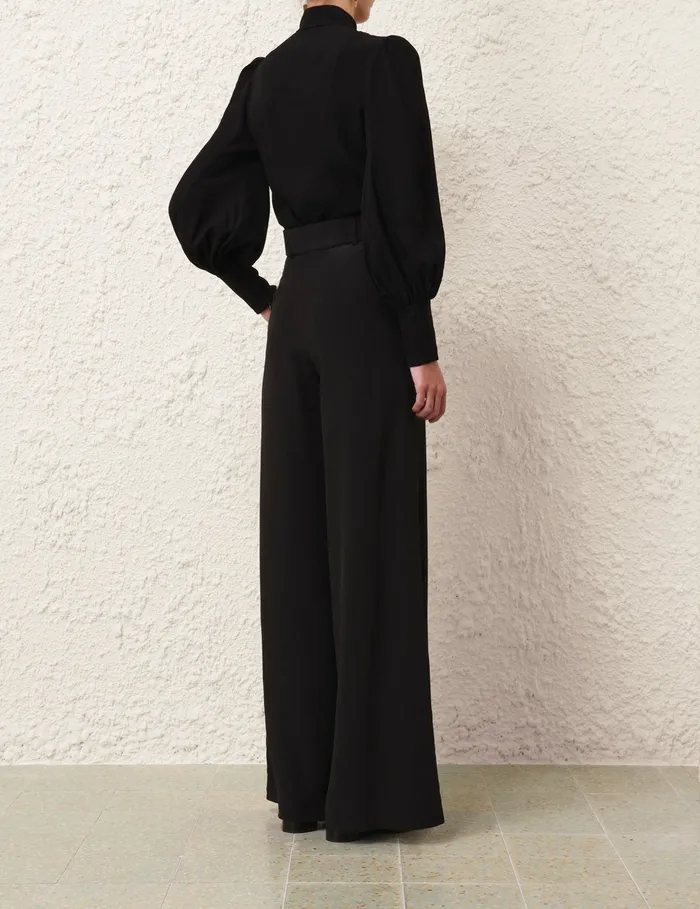 Women Zimmermann Clothing Utility Blouse Black