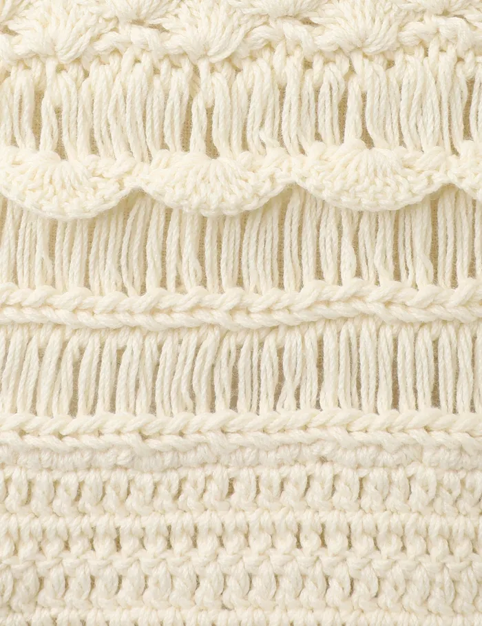 Women Zimmermann Clothing Waverly Crochet Halter Tank Cream