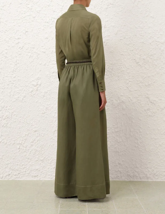 Women Zimmermann Clothing Wylie Body Shirt Olive