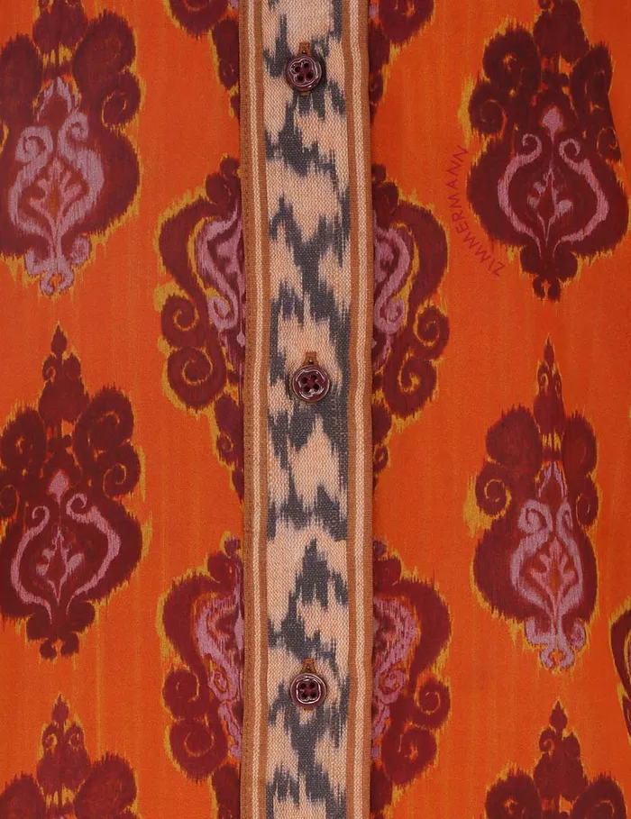 Women Zimmermann Clothing Wylie Dolman Shirt Sunset Ikat