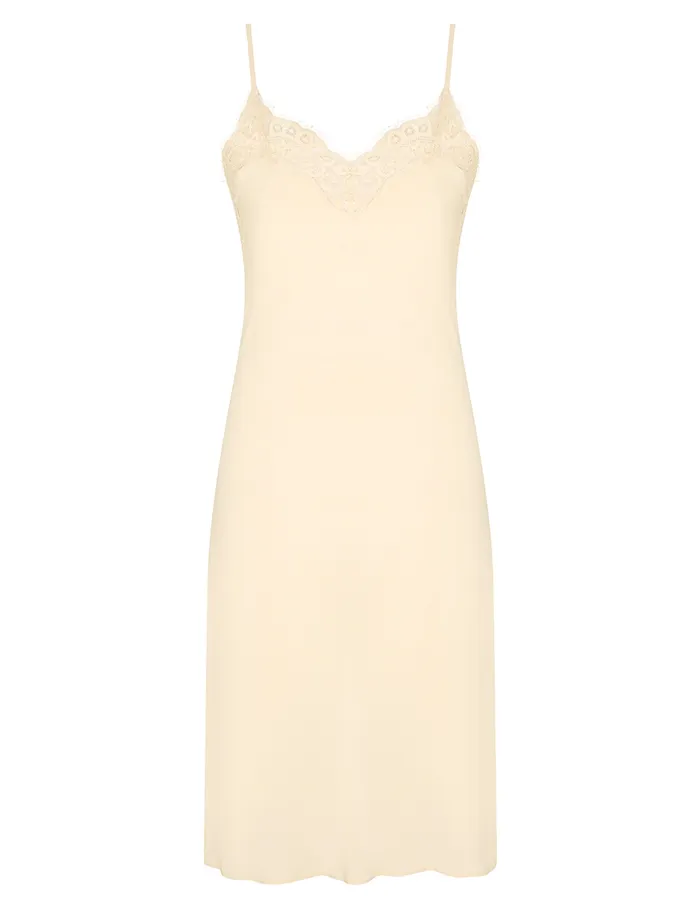 Women Zimmermann Dresses Eden V Neck Spliced Gown Cream