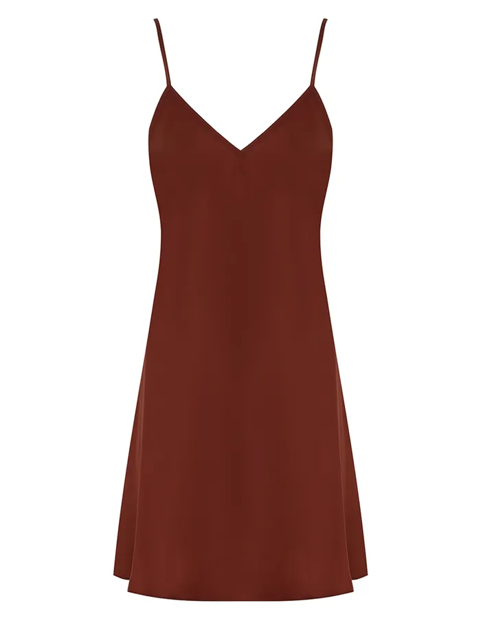 Women Zimmermann Dresses Illustration Lace Mini Dress Chestnut