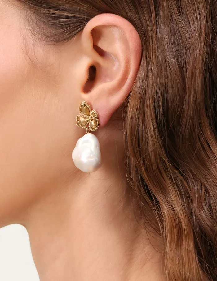 Women Zimmermann Earrings Bloom Earrings Goldpearl