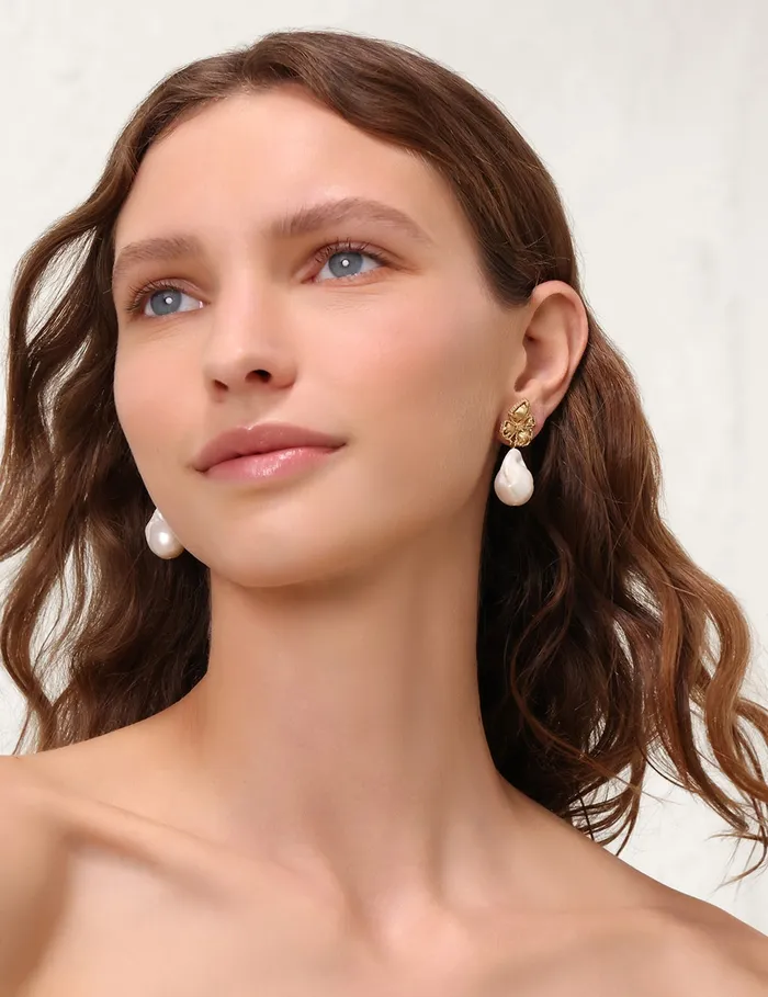 Women Zimmermann Earrings Bloom Earrings Goldpearl