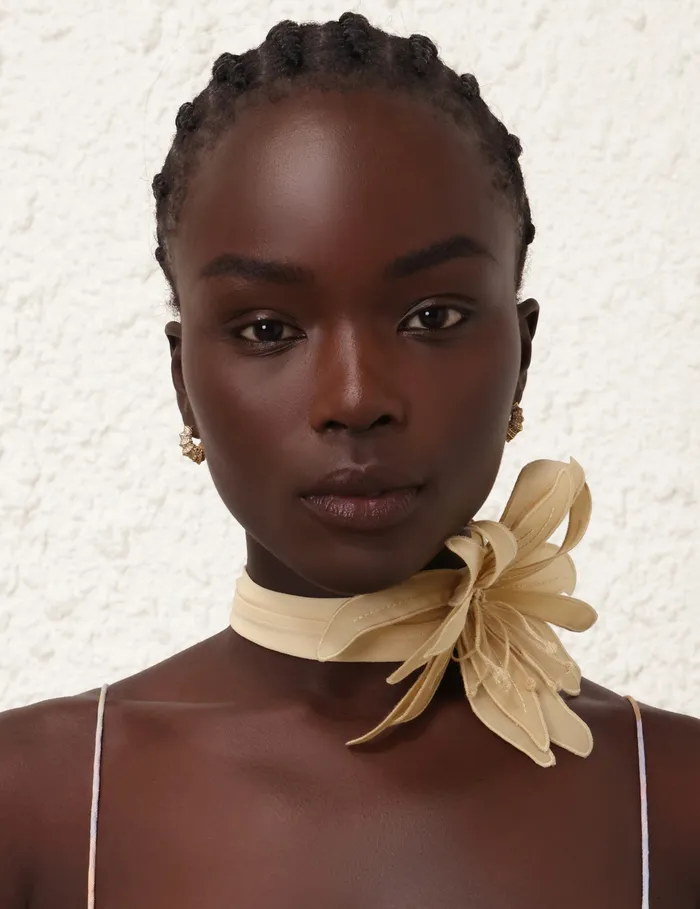 Women Zimmermann Earrings Deco Pave Hoops Gold