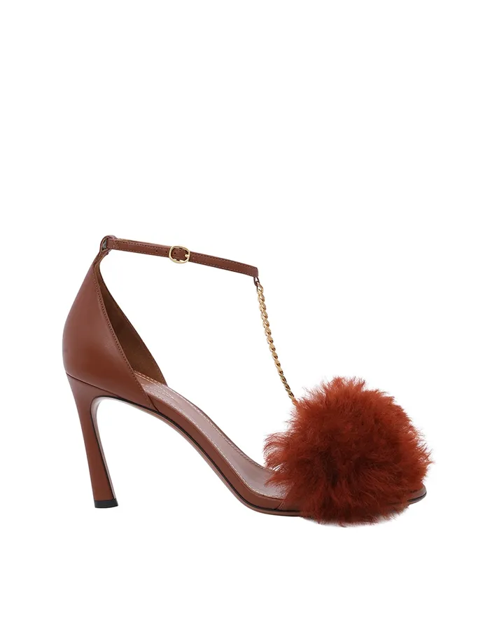 Women Zimmermann Heeled Sandals Bell Sandal 85 Rust