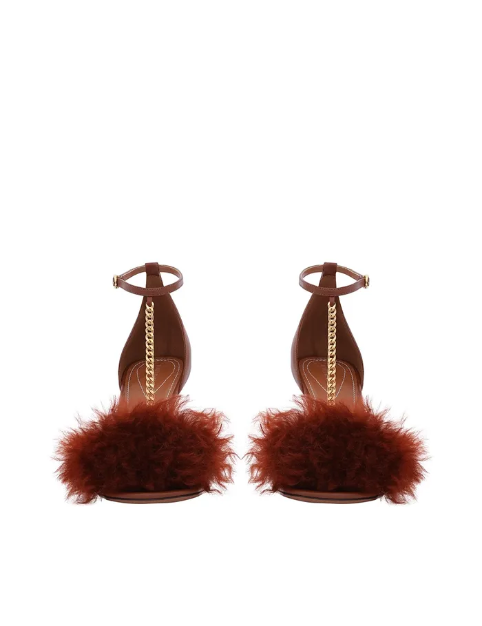 Women Zimmermann Heeled Sandals Bell Sandal 85 Rust