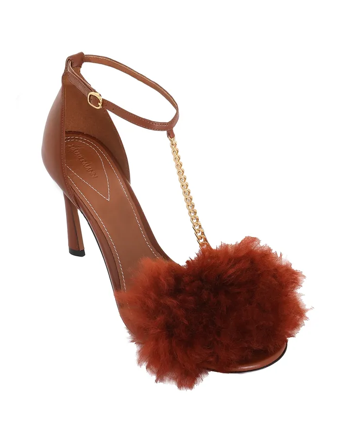Women Zimmermann Heeled Sandals Bell Sandal 85 Rust