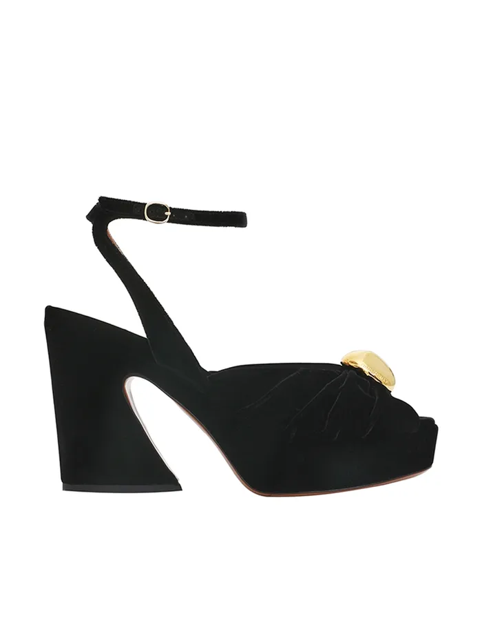 Women Zimmermann Heels Gleam Sandal 120 Black