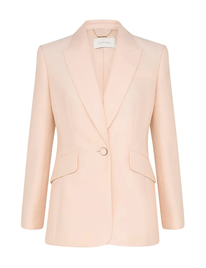 Women Zimmermann Jackets and Coats Eden Tailored Jacket Macadamia