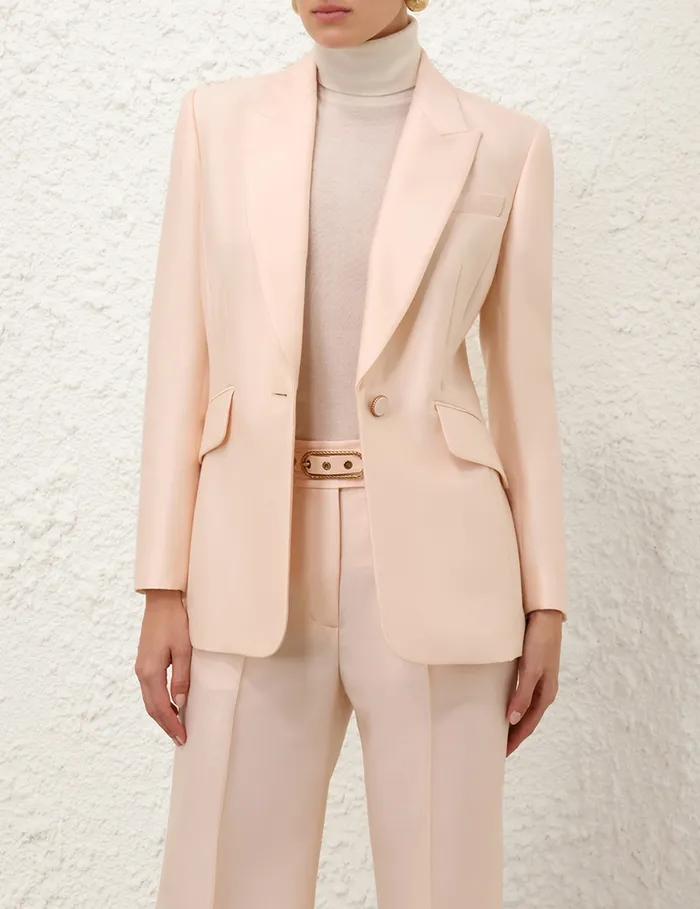 Women Zimmermann Jackets and Coats Eden Tailored Jacket Macadamia