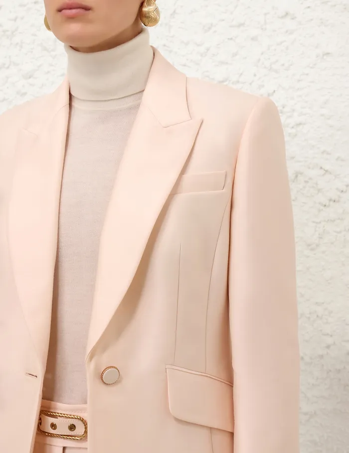 Women Zimmermann Jackets and Coats Eden Tailored Jacket Macadamia