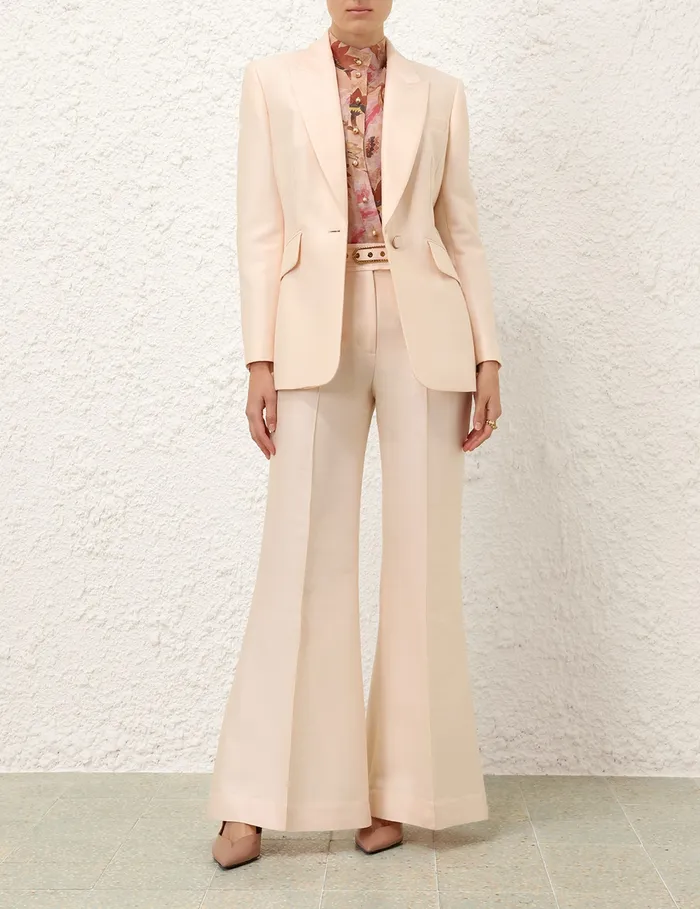 Women Zimmermann Jackets and Coats Eden Tailored Jacket Macadamia