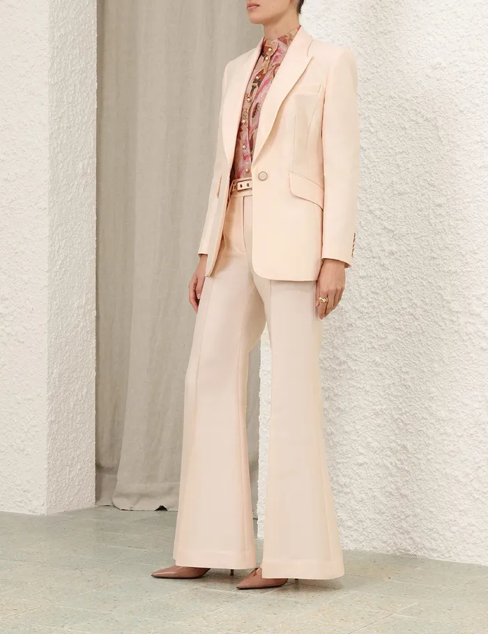 Women Zimmermann Jackets and Coats Eden Tailored Jacket Macadamia