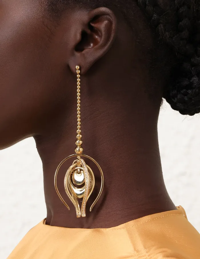 Women Zimmermann Jewellery Muse Earrings Gold