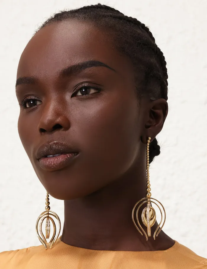 Women Zimmermann Jewellery Muse Earrings Gold