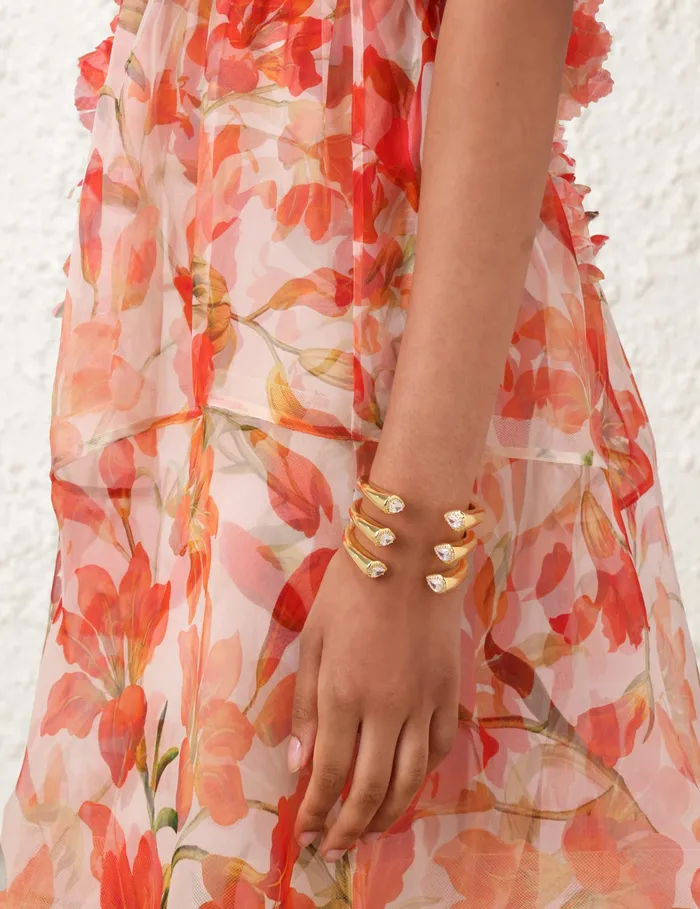 Women Zimmermann Jewellery Radiant Cuff Gold