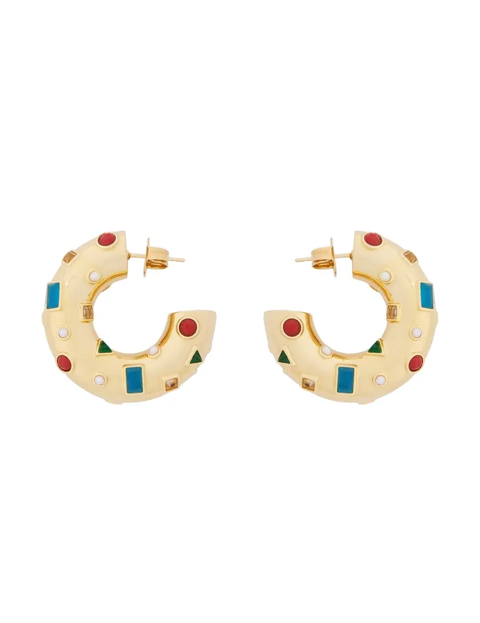 Women Zimmermann Jewellery Wish Hoops Gold