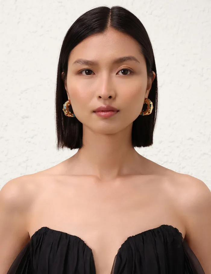Women Zimmermann Jewellery Wish Hoops Gold