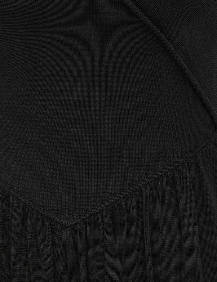 Women Zimmermann Knitwear Crush Halter Neck Midi Dress Black