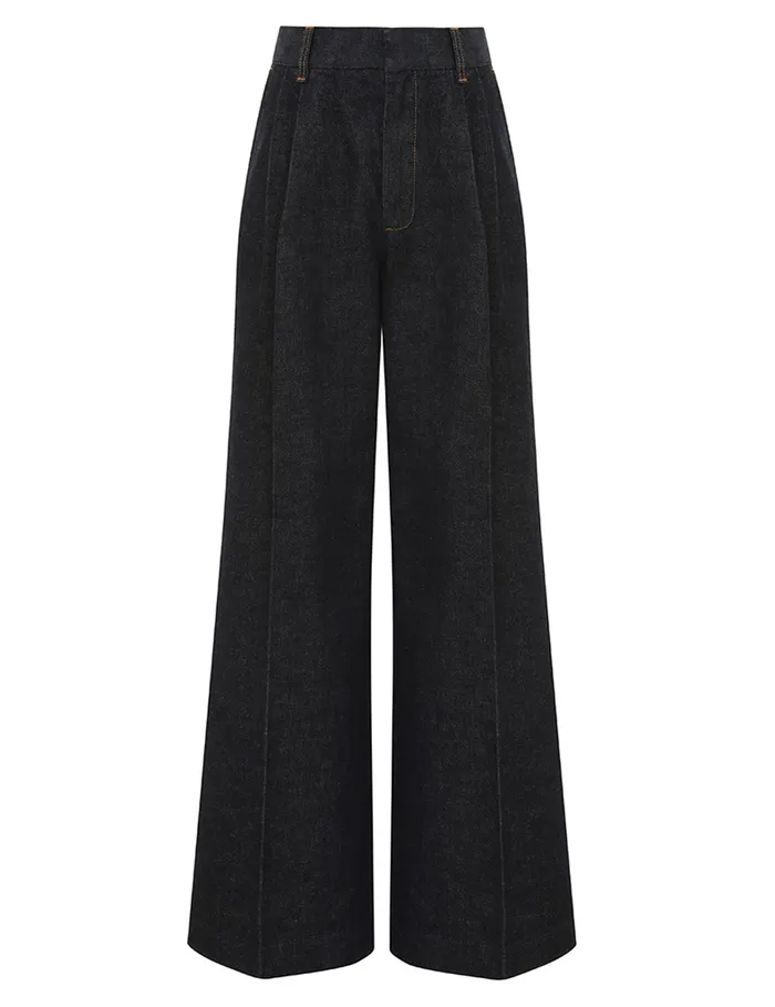 Women Zimmermann Shorts and Pants Illustration Denim Pant Night Sky