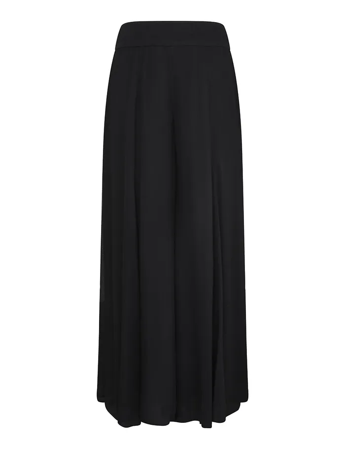 Women Zimmermann Shorts and Pants Illustration Flare Culotte Black