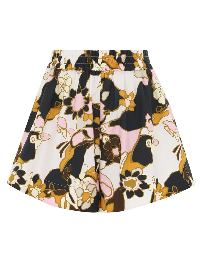 Women Zimmermann Shorts and Pants Maxine Relaxed Short Yellow Kaleidoscope Floral