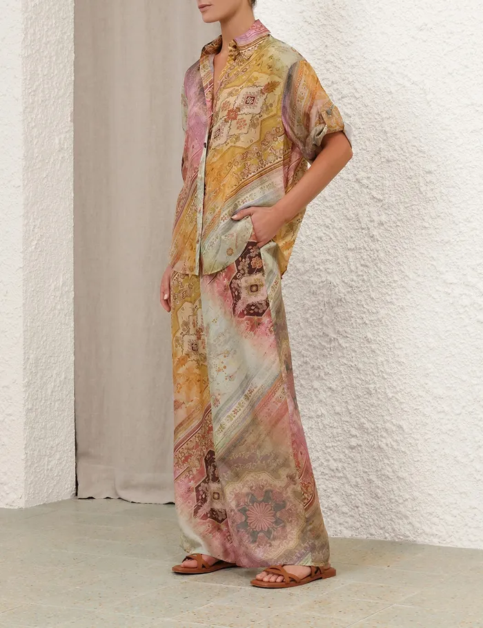 Women Zimmermann Shorts and Pants Tallow Relaxed Pant Ombre Multi
