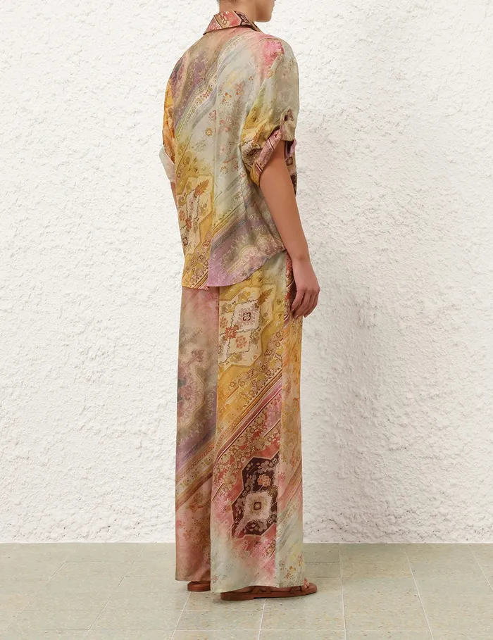 Women Zimmermann Shorts and Pants Tallow Relaxed Pant Ombre Multi