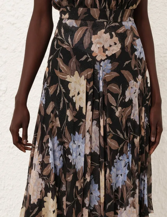 Women Zimmermann Skirts Eden Handkerchief Skirt Black Inca Lily