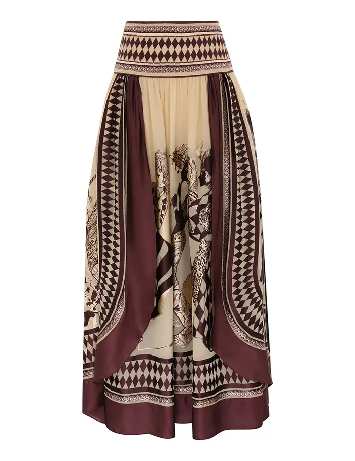 Women Zimmermann Skirts Illustration Otto Maxi Skirt Teamahogany
