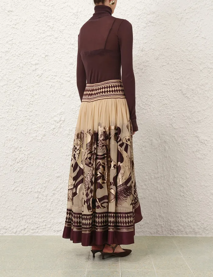 Women Zimmermann Skirts Illustration Otto Maxi Skirt Teamahogany