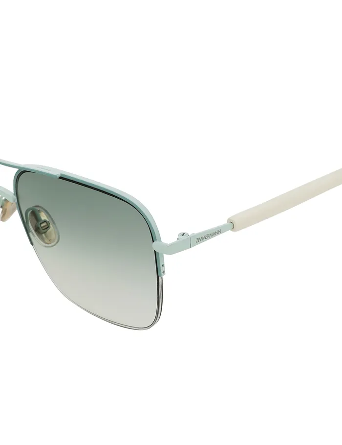 Women Zimmermann Sunglasses Sandy Aviator Peppermint