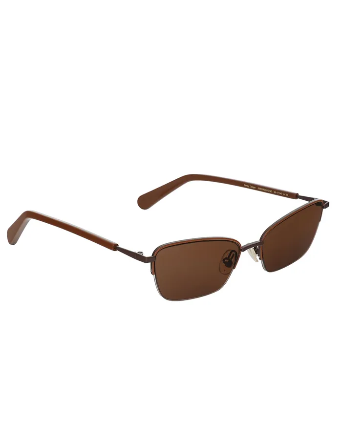 Women Zimmermann Sunglasses Sandy Cateye Chocolate