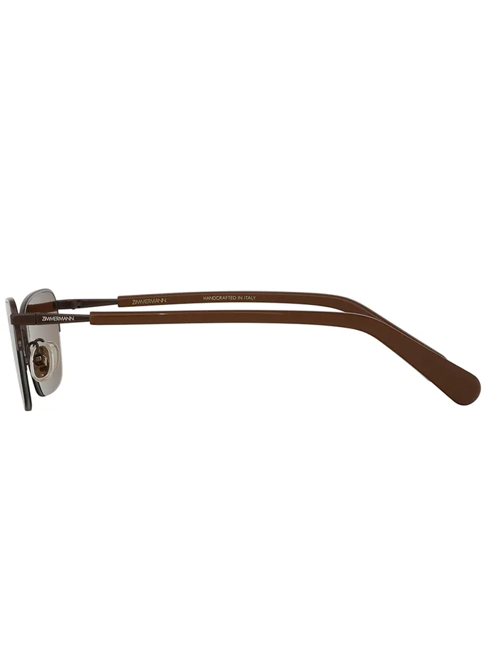 Women Zimmermann Sunglasses Sandy Cateye Chocolate