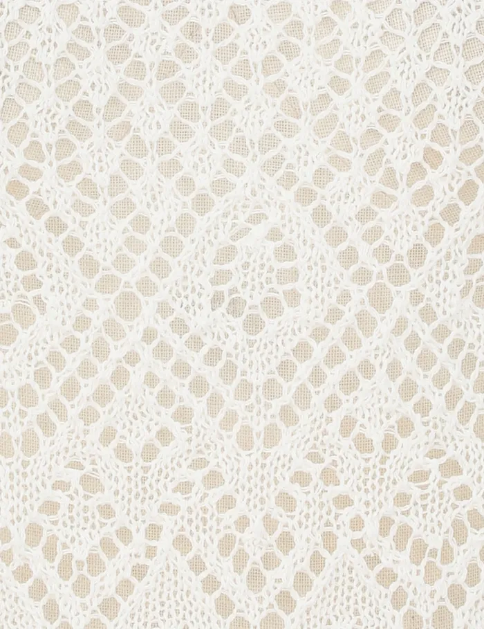 Women Zimmermann Tops Acacia Lace Knit Tee Ivory