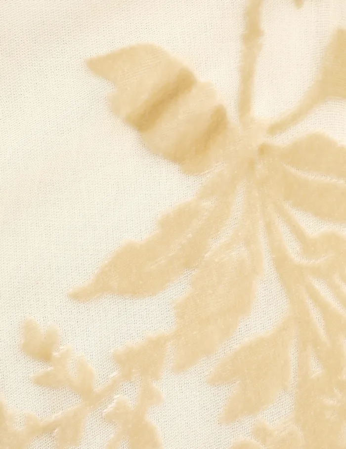 Women Zimmermann Tops Burnout Blouse Cream
