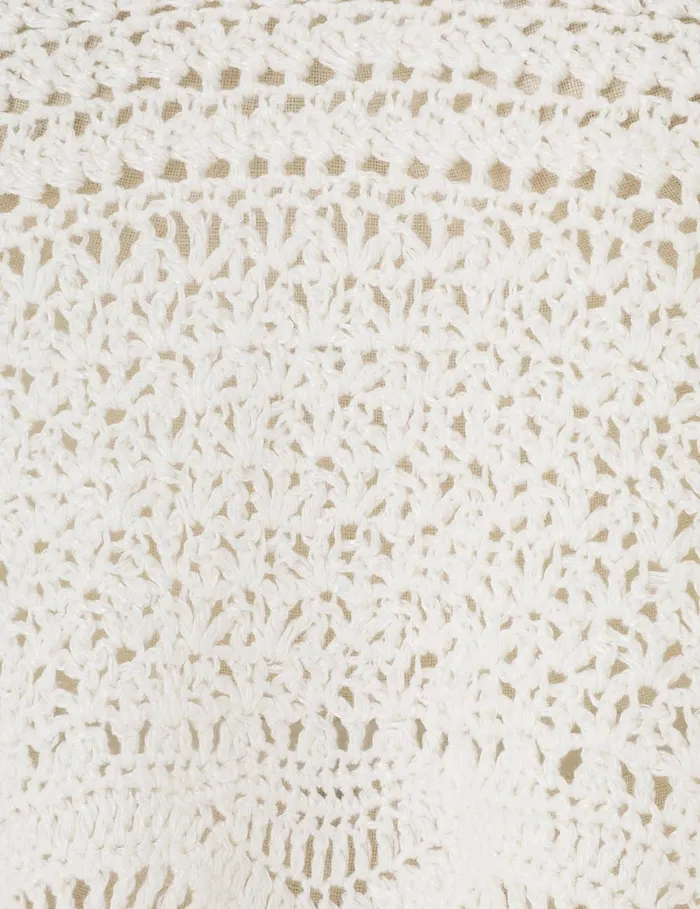 Women Zimmermann Tops Lightburst Textured Swing Tank Ivory