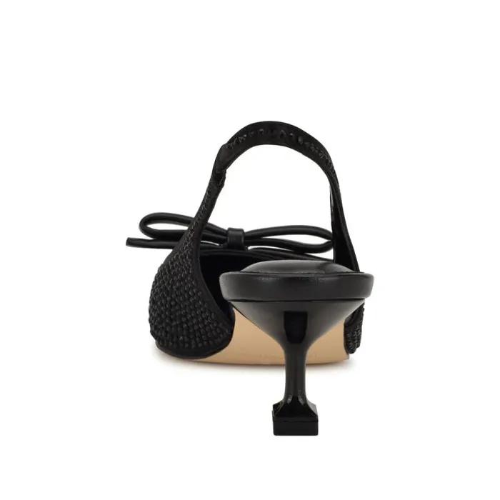 Wunder Bow Slingbacks Black Women Nine West Heels