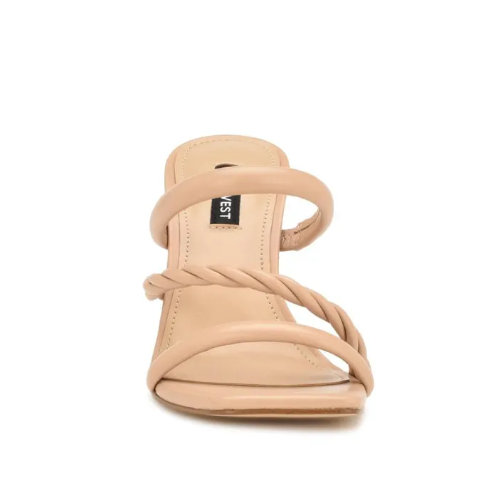 Yester Heeled Slide Sandals Warm Blush Women Nine West Sandals Yester Heeled Slide Sandals Warm Blush Women Nine West Sandals