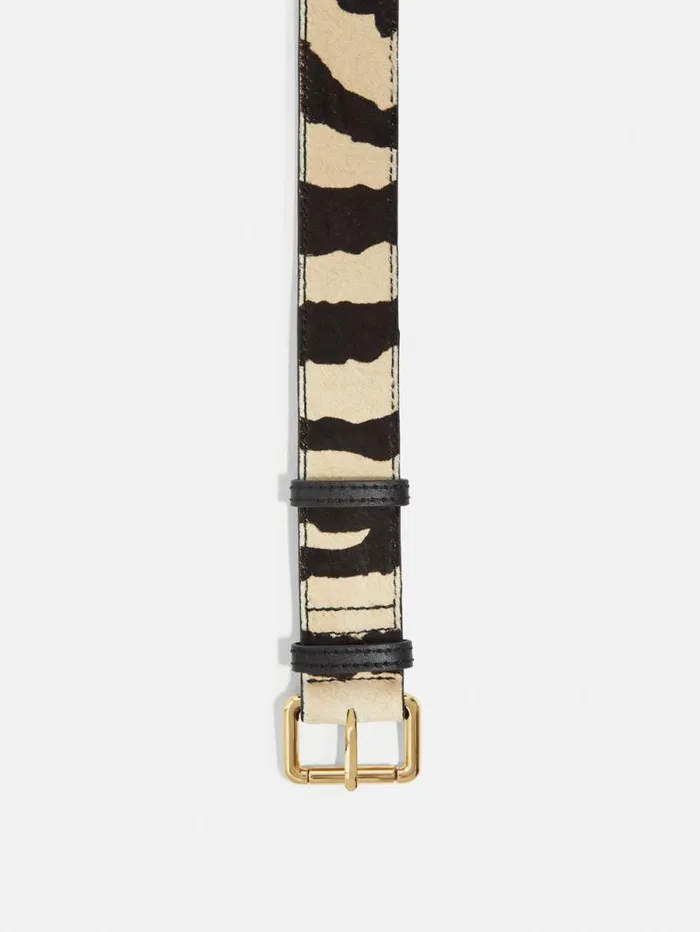 Zebra Belt Zebra Women Jigsaw Leather