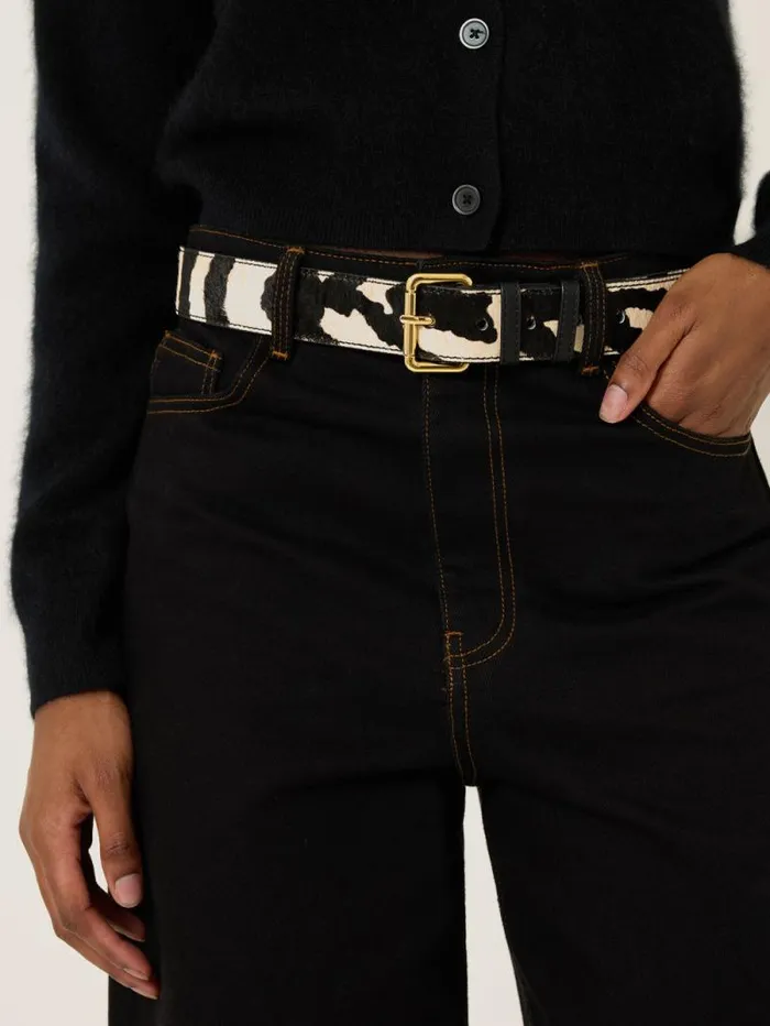 Zebra Belt Zebra Women Jigsaw Leather