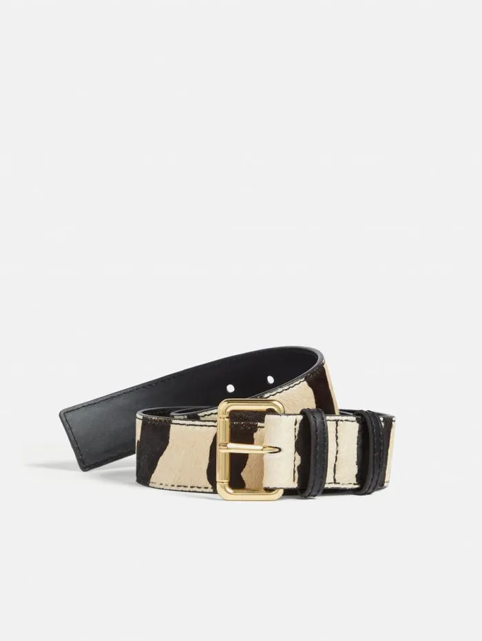 Zebra Belt Zebra Women Jigsaw Leather
